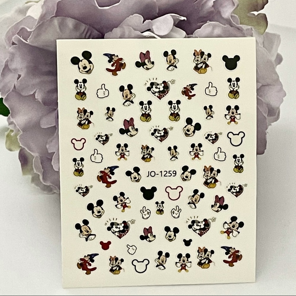 Luxury Designer Logo Fingernail Art Stickers